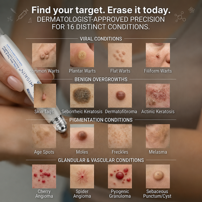 𝐇𝐈𝐒𝐊𝐈𝐍®🎉 𝟕-𝐃𝒂𝘆 𝐒𝗸𝐢𝐧 𝐓𝒂𝗴 & 𝐒𝐩𝙤𝐭 𝐄𝐫𝒂𝐬𝙚𝐫 Painless & Scar-Free Advanced Imperfection Removal Rollerball Pen (Copy)